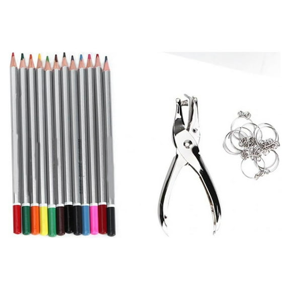 Tebru 33 Pieces Shrink Plastic Sheet Kit  Shrinky Art Paper Set Keychain