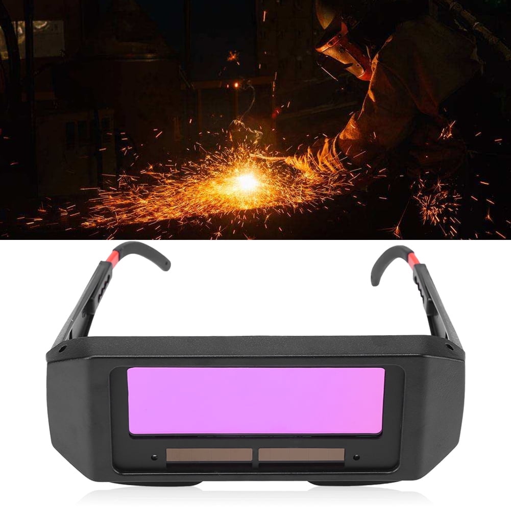 Tebru Auto-darkening Filters Eye Protector Welding TIG MIG Goggles, Black