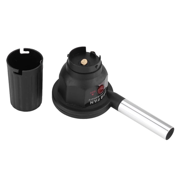 Tebru BBQ Fan, Grill Blower, Portable Battery Powered BBQ Fan Air Blower for Outdoor Camping Picnic Charcoal Grill Barbecue