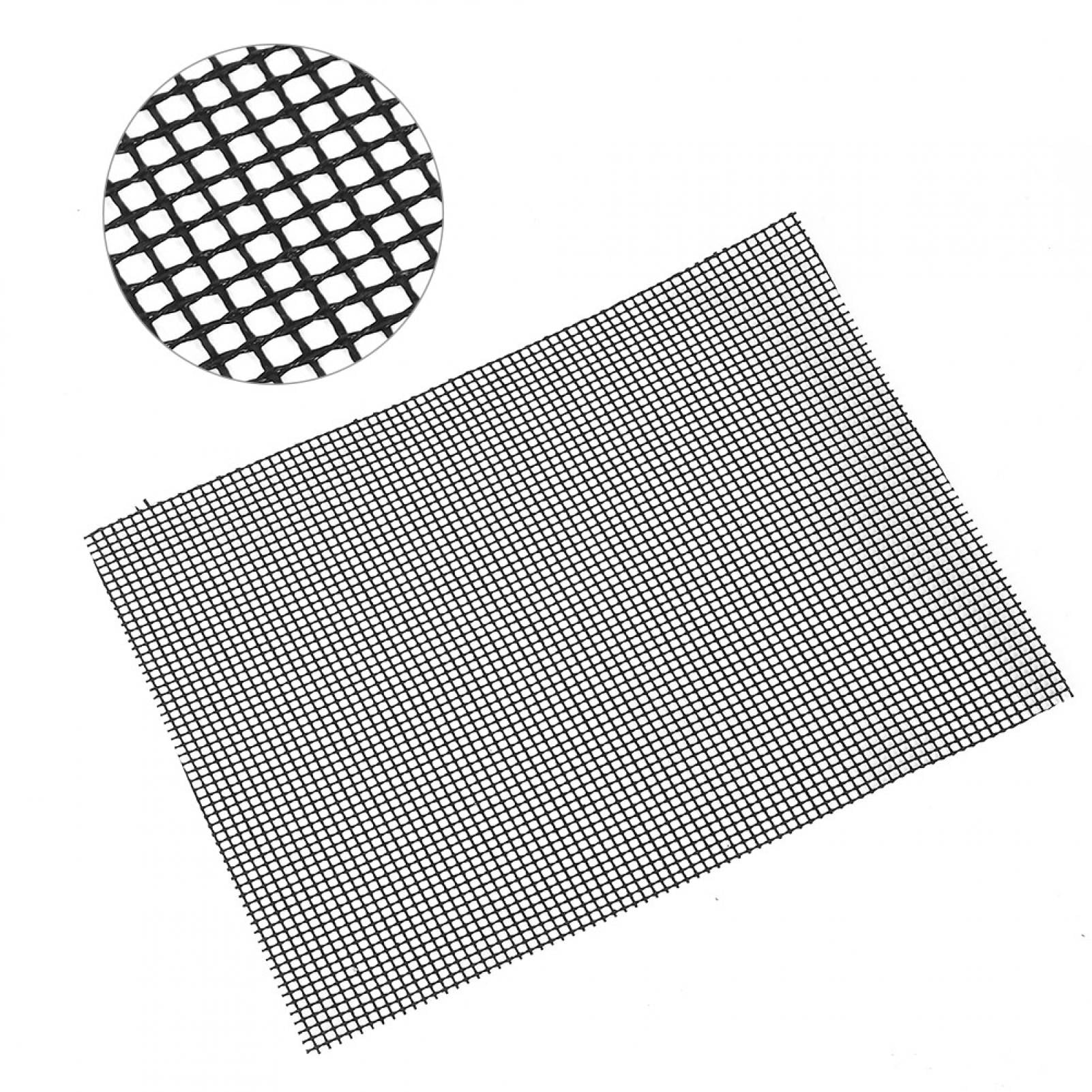 Tebru BBQ Grill Mat BBQ Grill Sheet 3Pcs BBQ Mesh Mat NonStick BBQ