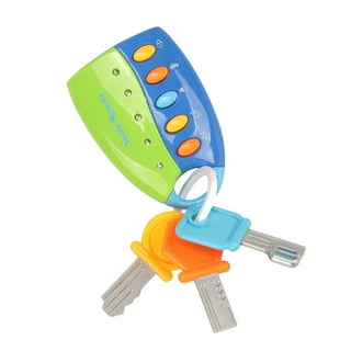 John Lewis Toy Car Keys This realistic keyring features a set of pretend  keys and 4 coloured buttons that make the f…