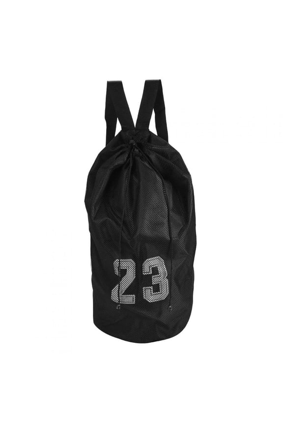 Basketball Football Soccer Sports Training Exercising Mesh Backpack Shoulder Drawstring Bag, Drawstring Bag, Drawstring Ball Bag