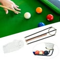 thumbnail image 1 of Tebru Billiards Track,6 pcs Billiards Table Pocket Rail Slide Track with Net Bags Snooker Billiard Table Track, 1 of 5