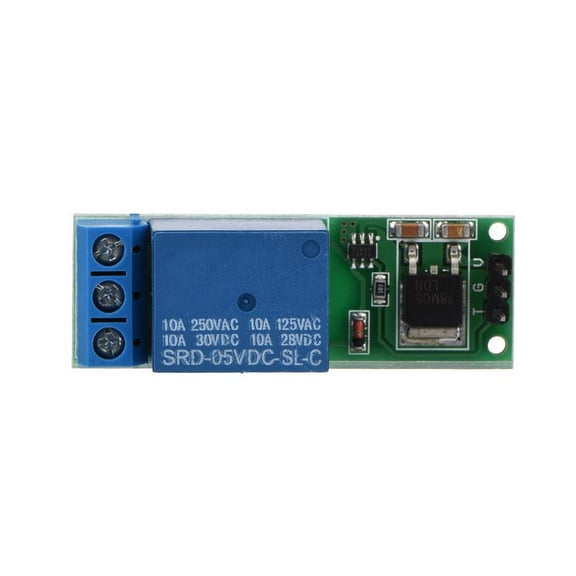 Tebru Bistable Self-locking Switch,Low Pulse Trigger Board,Mini 6-24V Flip-Flop Latch Relay Module Bistable Self-locking Switch Low Pulse Trigger Board