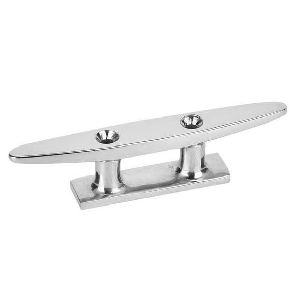 Tebru Boat Base Cleat,Marine Cleat,Stainless Steel Base Cleat Mirror Polished Boat Accessory Base Cleat Marine Rope Base