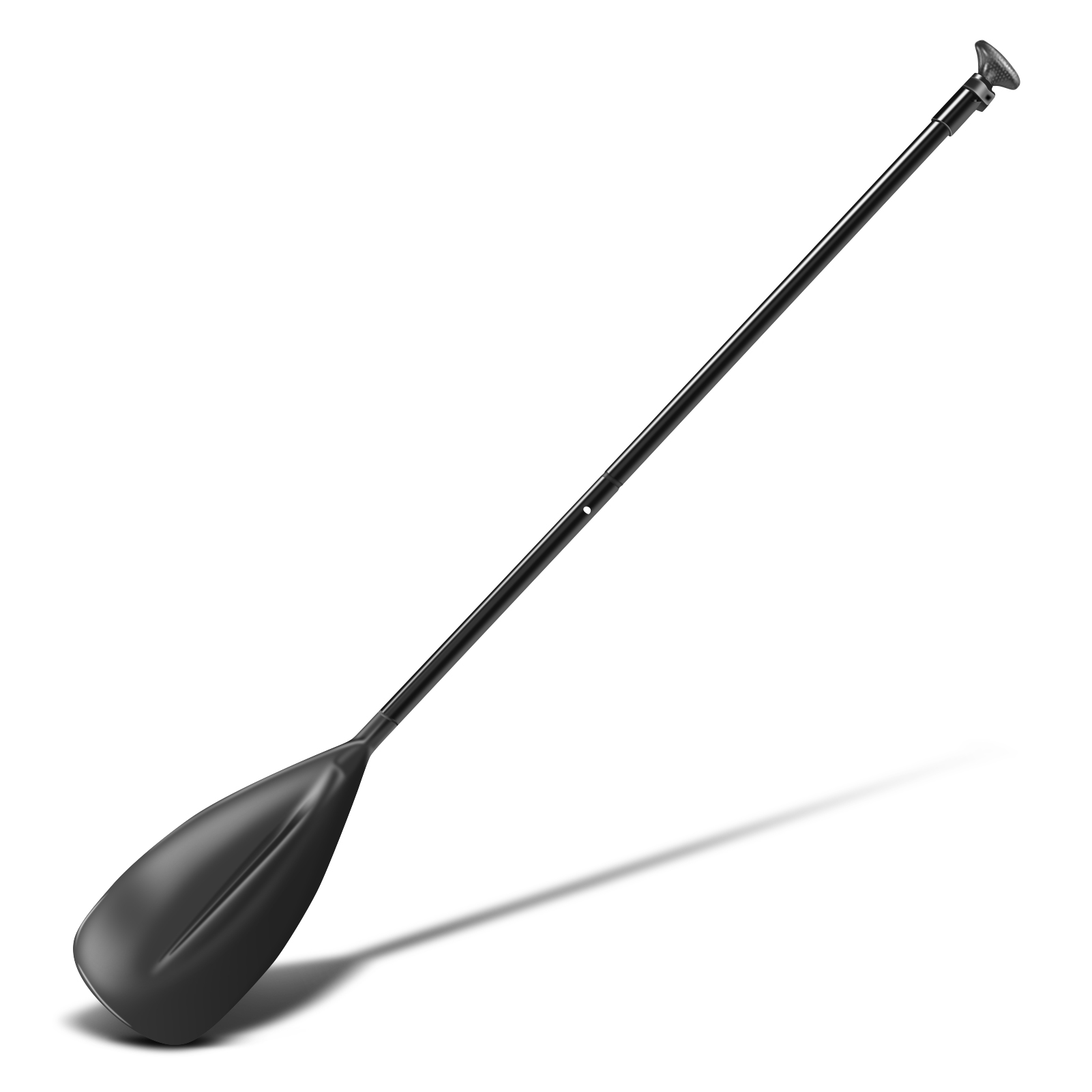 Tebru Boating Paddle, Surfboard Paddle, 2 Section Aluminum Adjustable Paddle for Boating Kayaking Surfing