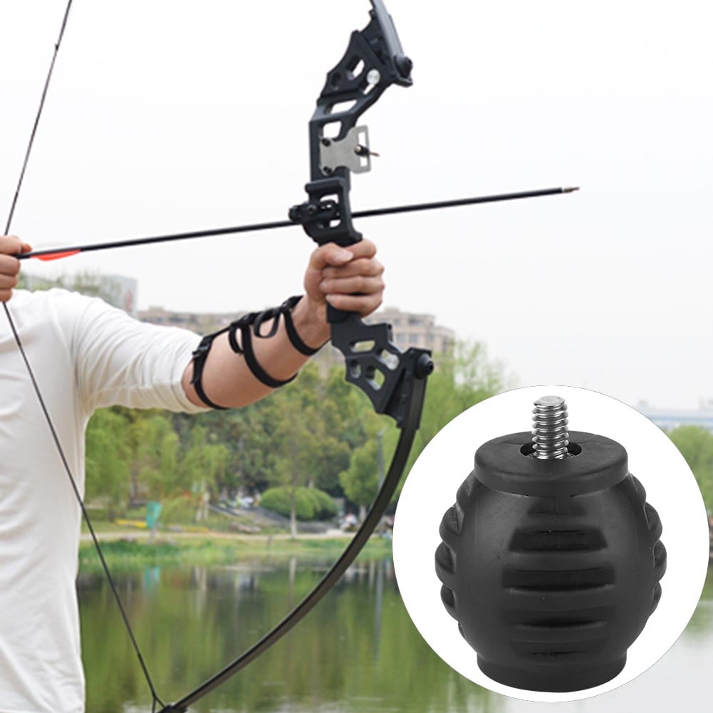 Tebru Bow ,Rubber Archery Ball Stabilizer Vibration Damper for Compound