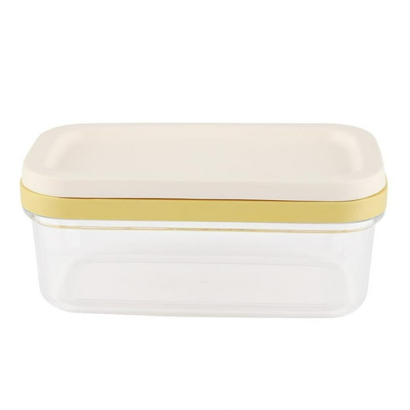 Tebru Butter Box Cheese Container Keeper With Cutting Net Food Storage Box Kitchen,Butter Box, Butter Storage Box