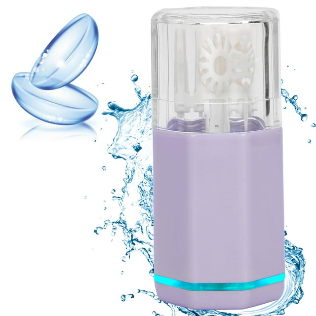 Tebru Contact Lens Washer Portable Contact Lenses Cleaning Tools