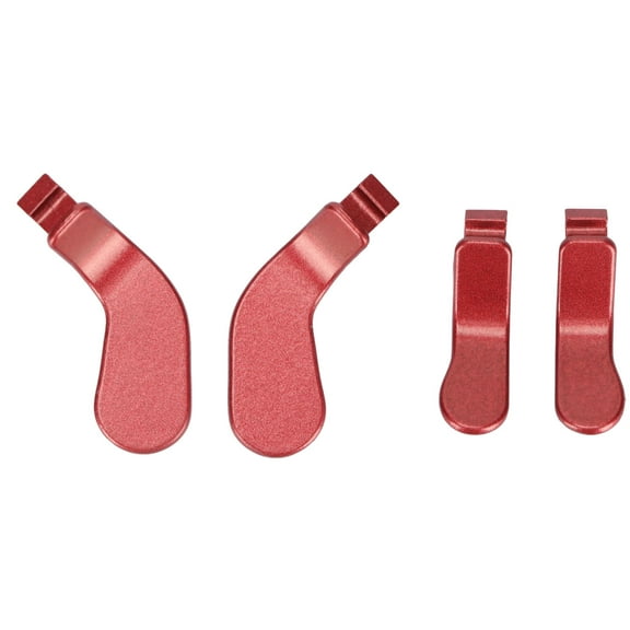 Tebru Controller Paddles for Elite Series 2, Red, 4 Count