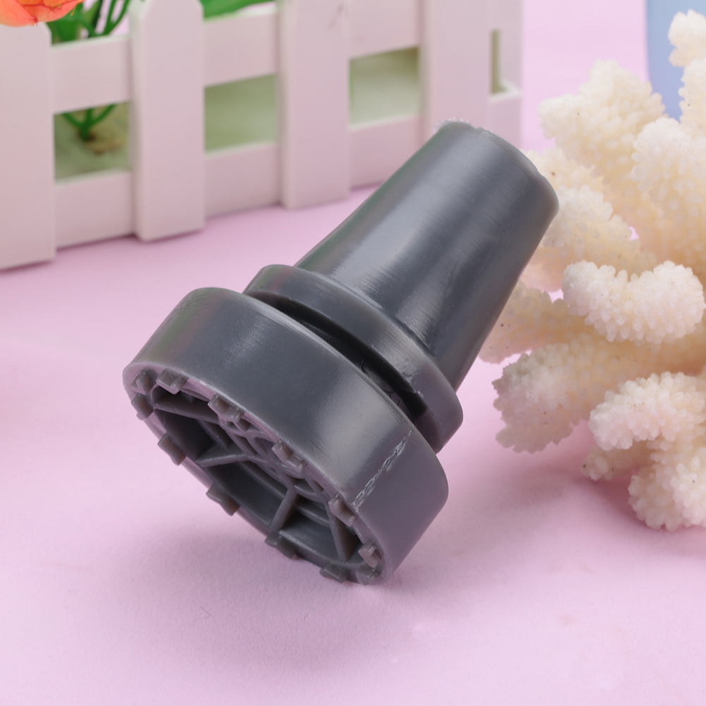 Tebru Crutch End Bottom,360 Rotating Antislip Walking Stick Standing Rubber Cane Crutch Pad End