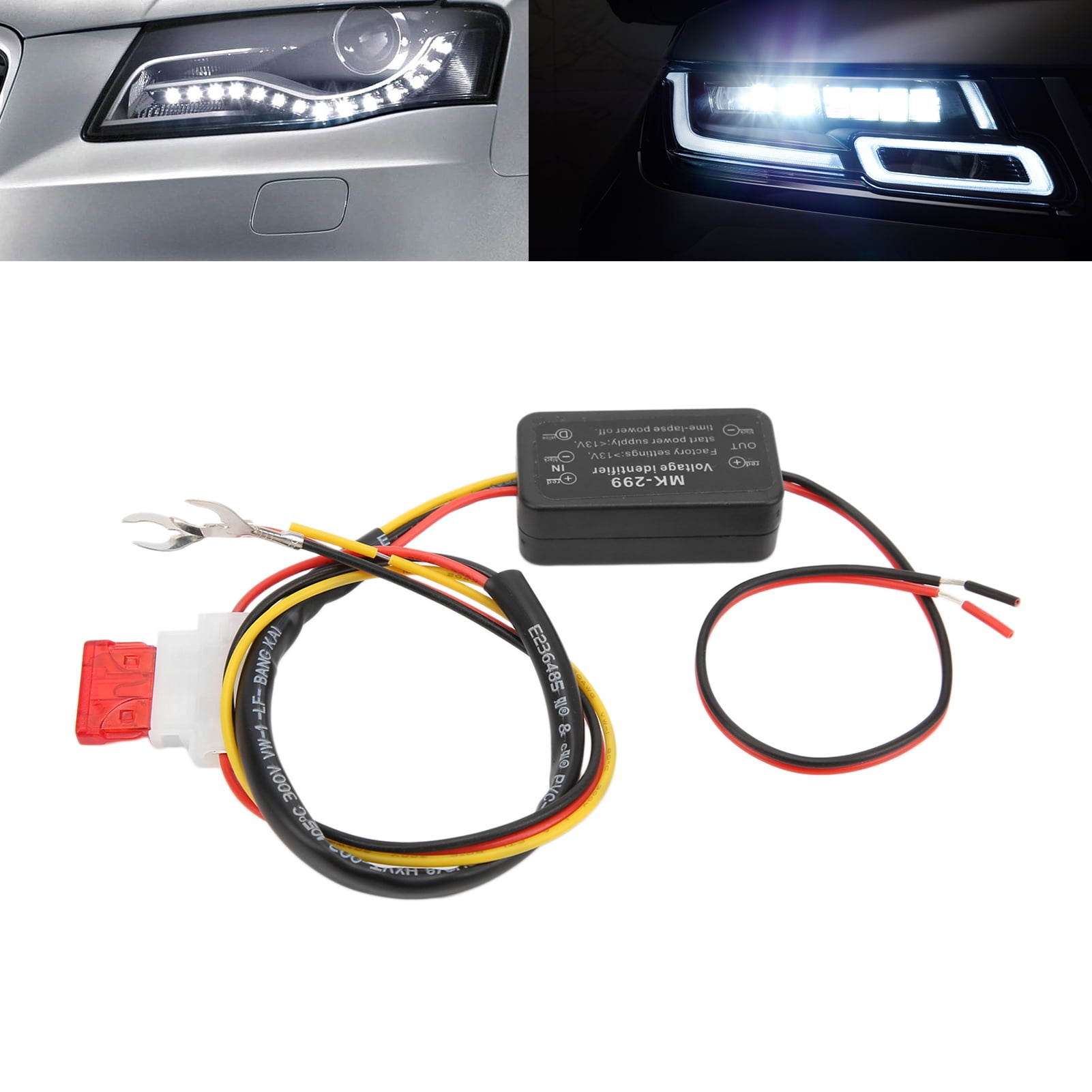 Tebru DRL Controller LED Automatic Waterproof Portable Car Daytime Running Light Controller 12