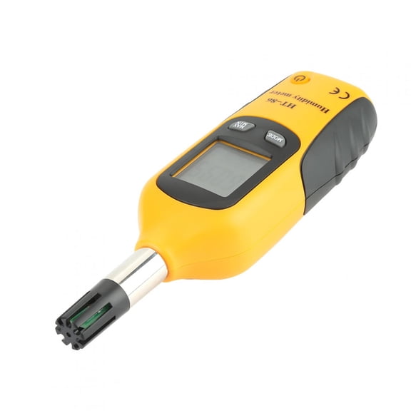 Tebru Digital Thermometer Hygrometer Wet Bulb/Dew Point Temperature Meter, Dew Point Temperature Meter, Digital Thermometer