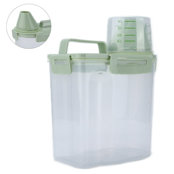 Tebru Dog Food Storage Bucket,Pet Food Container Waterproof And Dog Food Storage Tank With Lid And Measuring Cup,Pet Food Storage Container