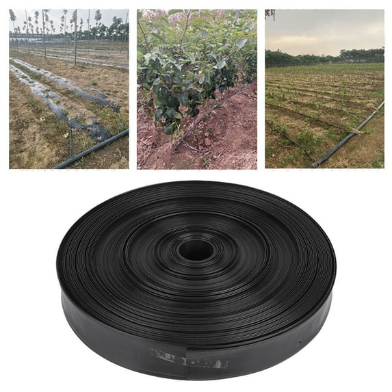 Tebru Drip Line 1.3" x 656.1' Drip Irrigation Tubing Tape Line, Easy Install