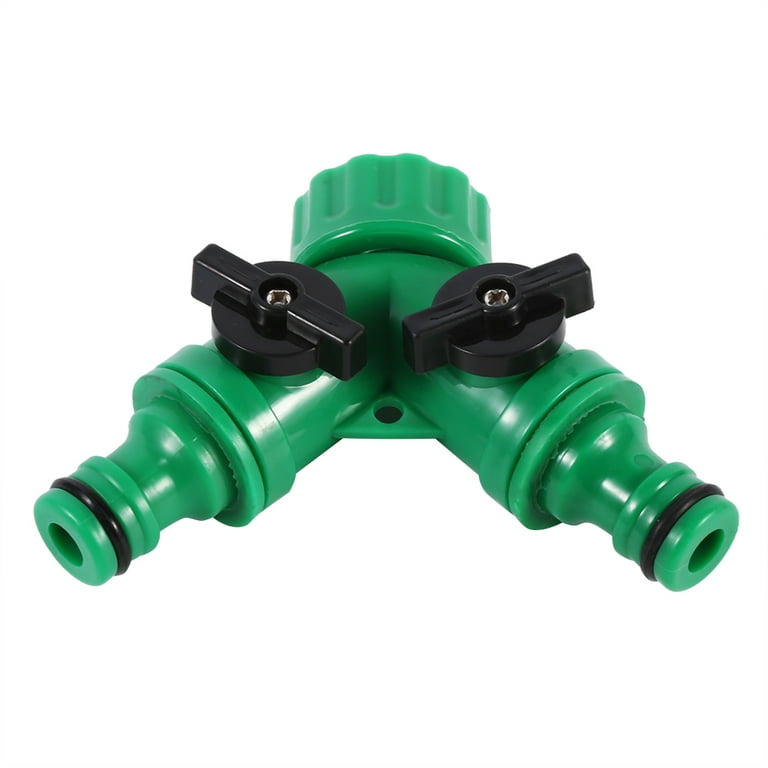 2-Way Garden Hose Tap Adapter Y-Split Connector 2-Way Garden Hose Tap Adapter Y-Split Connector