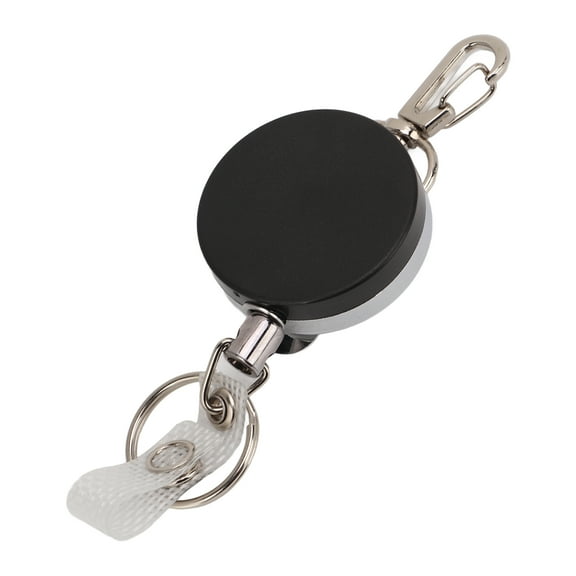 Tebru Heavy Duty Retractable Keychain,Pull Retractable Keychain,Stainless Steel Wire Rope Elastic Keychain Portable Metal Retractable Key Chain Anti Lost Keychain