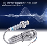 Tebru Inductive Proximity Switch, Proximity Sensor, 2mm Home Factory For Automatic Control Industry Magnetic Metal
