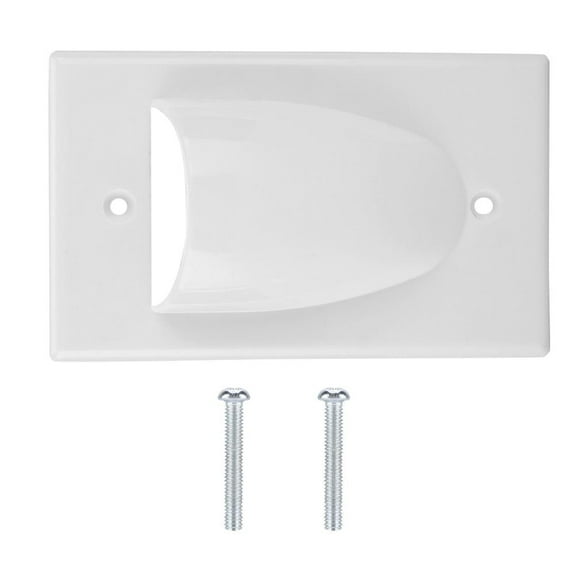 Tebru Junction Box Cover,Dust Prevention ABS Wall Face Plate Mount Socket Cover Wiring Faceplate, Wall Panel