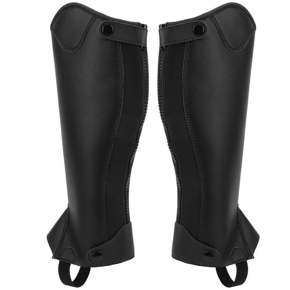 Tebru Kids Half Chap,Half Chap,Horse Riding Half Chap Body Protector Equipment for Children Super Fiber Leather Different Size