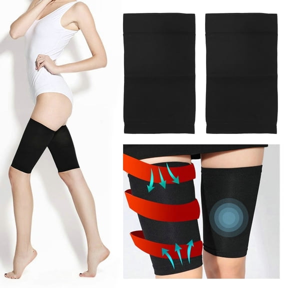 Tebru Leg Socks,Compression Leg Sleeve Elastic Thigh Support Socks Protective Leg Shaper for Varicose Veins