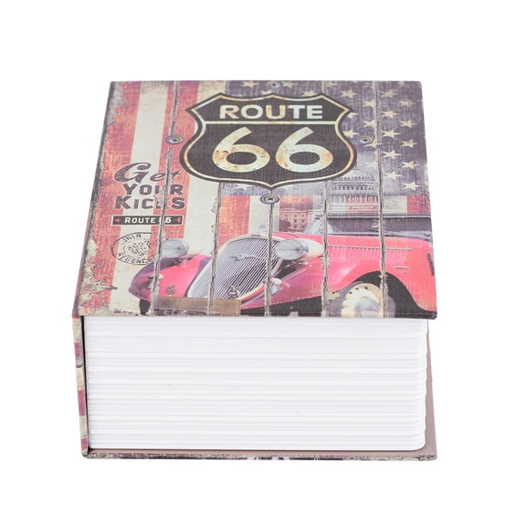 Tebru Lock box, Simulation Book Safe Box, Creative Book Safe Box Money Jewelry Collection Storage Case with Combination Lock