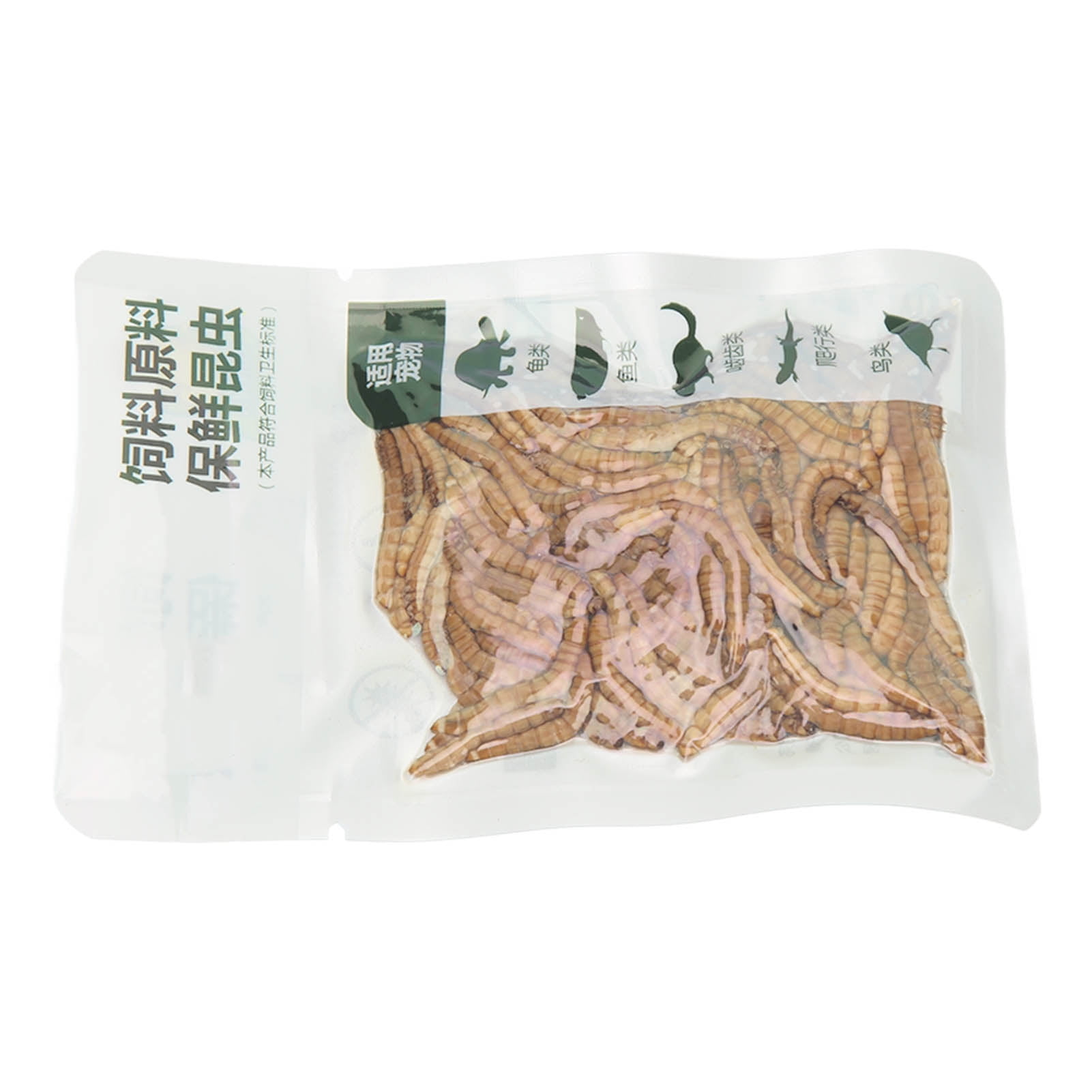Tebru Mealworm Food For Fish Nutritional Vacuum Bagged Worms Food Turtles Birds Reptiles Mealworm Treat Food