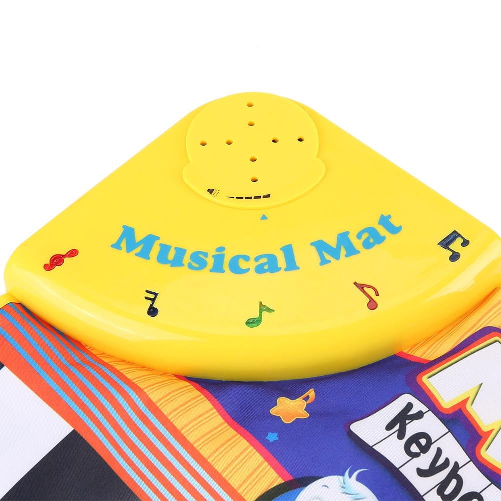 Tebru Musical Blanket,Baby Electronic Piano Music Play Mat Animal ...