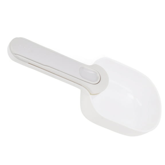 Tebru Pet Food Feeding Spoon,Pet Scoop,Dog Food Scoop Multifunction Clip Design Long Handle Pet Food Can Spoon for Cats Dogs Pets