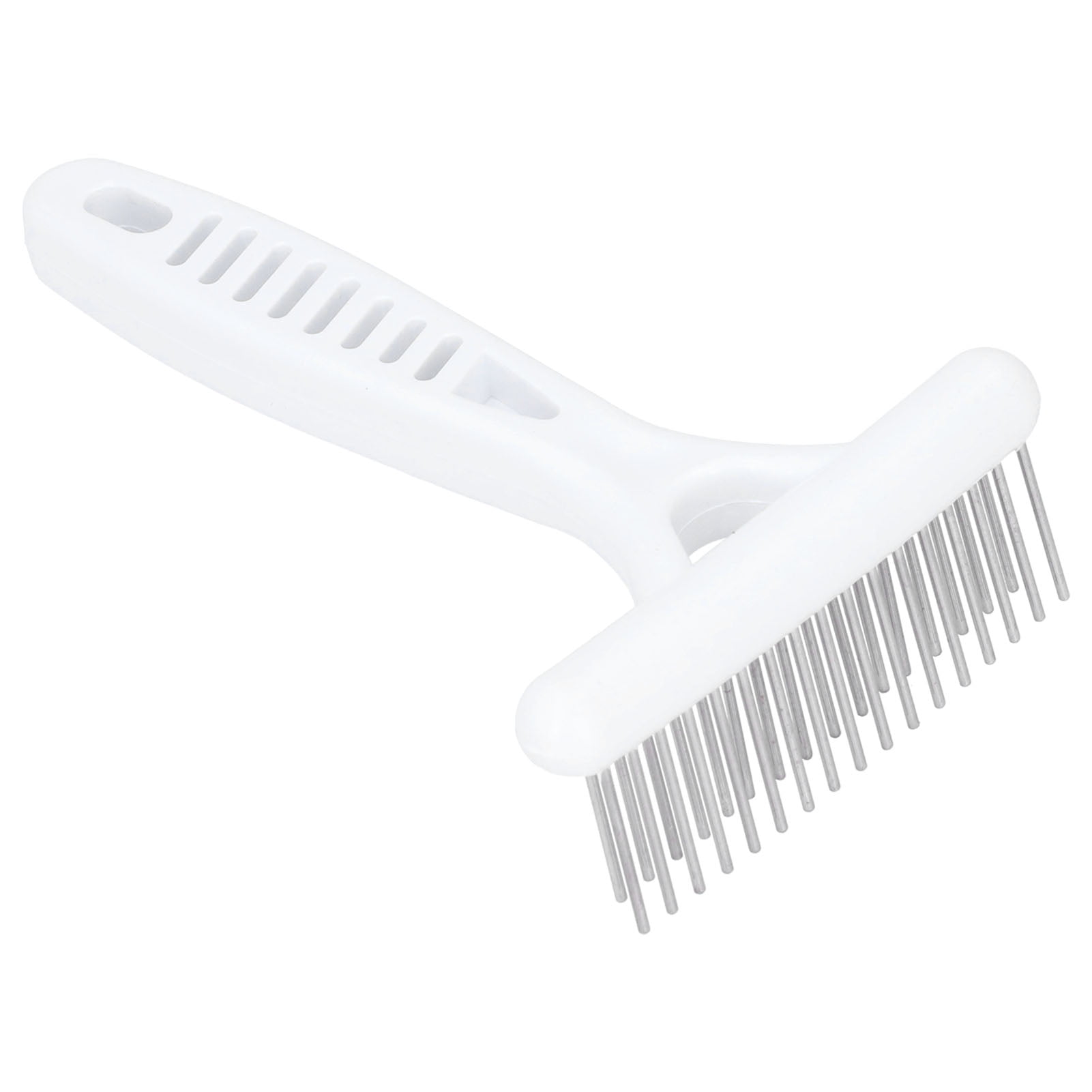 Double Row Rake Tebru Pet Grooming Tool,Pet Double Row Rake Dog Deshedding Comb ...