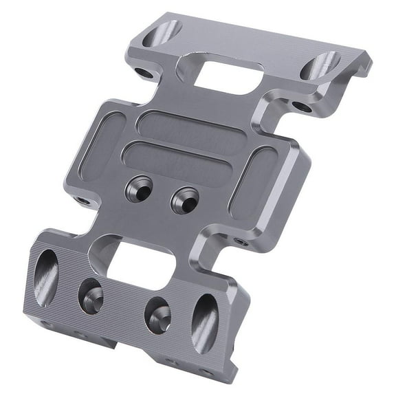 Tebru RC Accessory,Aluminum Alloy Center Skid Chassis Plate Accessory Fit for AXIAL SCX101/10 RC Car,Center Skid PlateFit for AXIAL SCX10