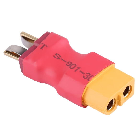 Tebru RC Plug Adapter,RC Plug,XT60 Female to T Dean Male Plug Connector RC No Wire Adapter for Model Airplane Battery