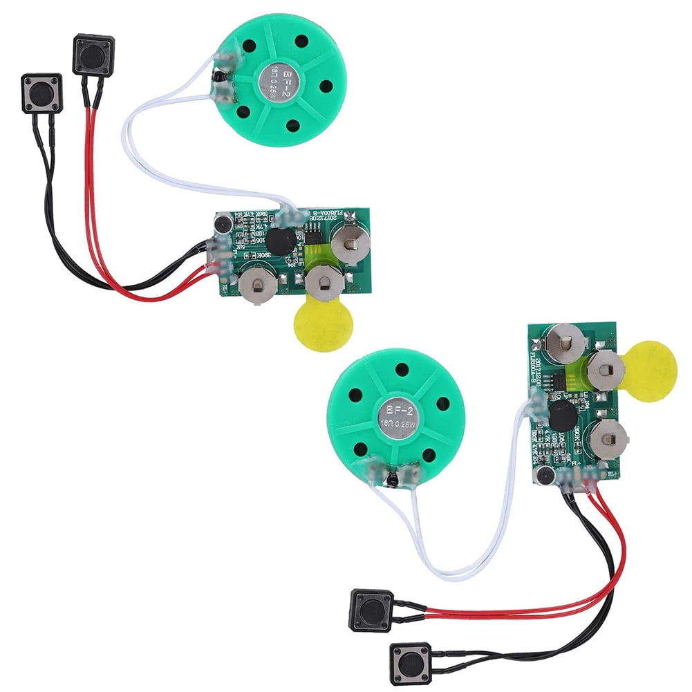 Tebru Recordable Sound Module, Recordable Voice Module,DIY Greeting