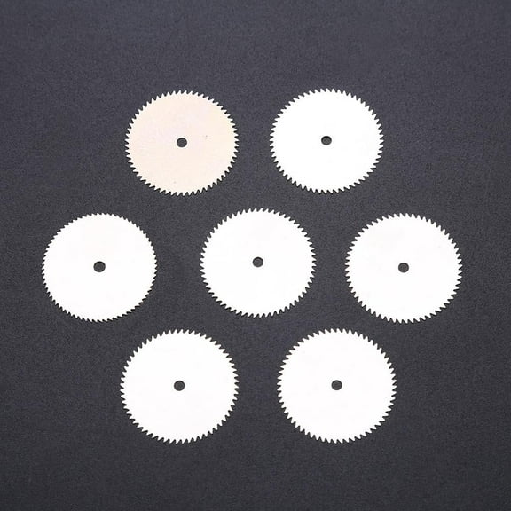 Tebru Saw Blade, Mini Cutting Disc,80pcs 22*3.2mm 20 Teeth Mini Circular Saw Blade Cutting Disc for Electric Grinder