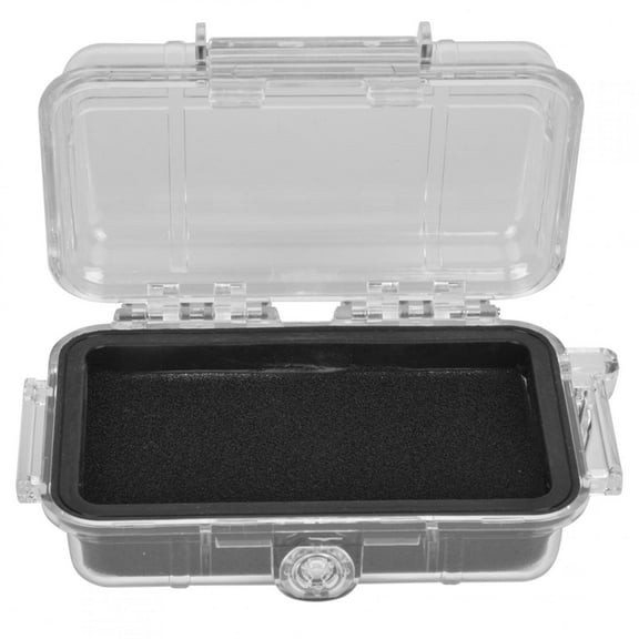 Tebru Sealed Container, Shockproof Waterproof Storage Box, Moistureproof Sealed Box, For Small, Miniature Electronic Equipment Home Outdoor Activities, Studio