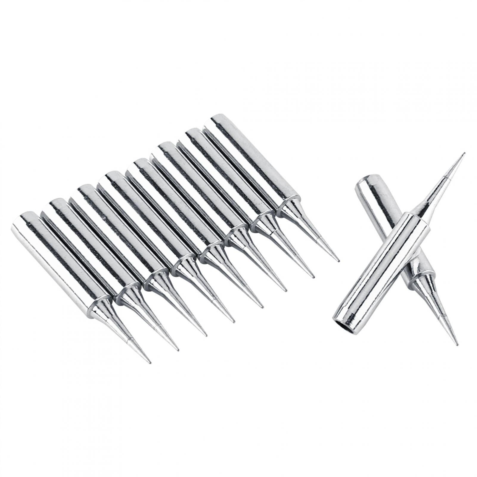 Tebru Solder Tips, Soldering Tips, 10Pcs Sharp Soldering Replacement
