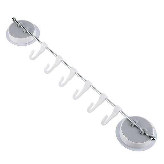 Tebru Suction Cup Hooks Heavy Duty Vacuum Hook Towel Hook Rack Towel Bar Holder, Towel Hook Rack,Suction Cup Hooks