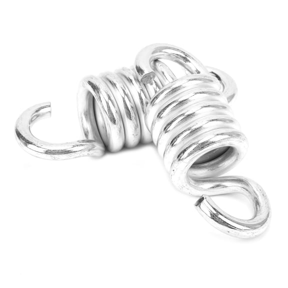 Tebru Swing Hammock Spring,2Pcs 8mm Hanging Porch Swing Spring Heavy Duty Hammock Chair Swing Dual Hooks,Hardware Dual Hooks