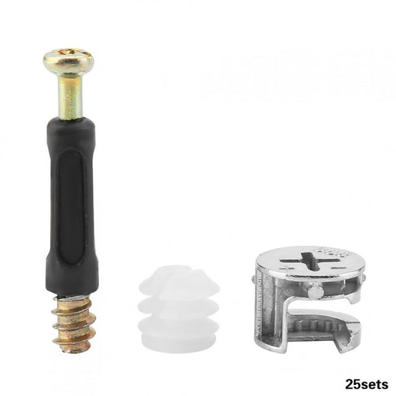 Tebru Thickened Sturdy Furniture Fastener Dowel Connector Cam Lock Connecting Screw, Connecting Screw