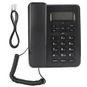 Tebru Voip 'fxo Voip' KX T6001CID Fixed Telephone Home Wired Landline Business Office Corded Desk Phone ABS
