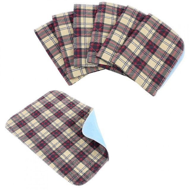 Tebru Washable Bed Pads, 3Pcs Reusable Waterproof Bed Pads For Adult