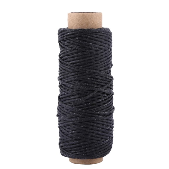 Tebru Waxed Thread,1pc Waxed Sewing Thread for Leather Shoe Hand Stitching Crafts 150D 50m,Hand Stitching Thread