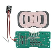 Tebru Wireless Charging Module, Wireless Charging Transmitter, DIY QI Standard 3 Coil Wireless Charging Transmitter Module Circuit Board Coil Charger