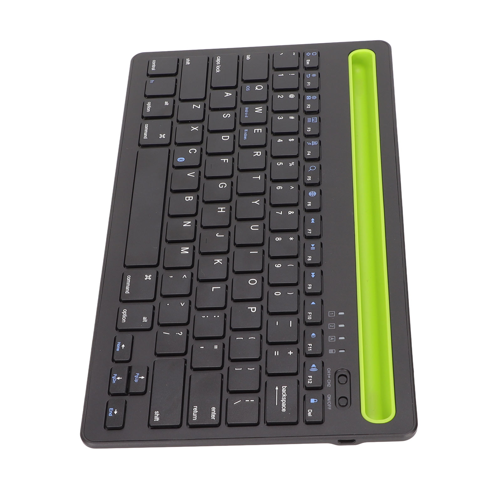 Tebru Wireless Keyboardmulti Device Bluetooth Keyboard Rechargeable