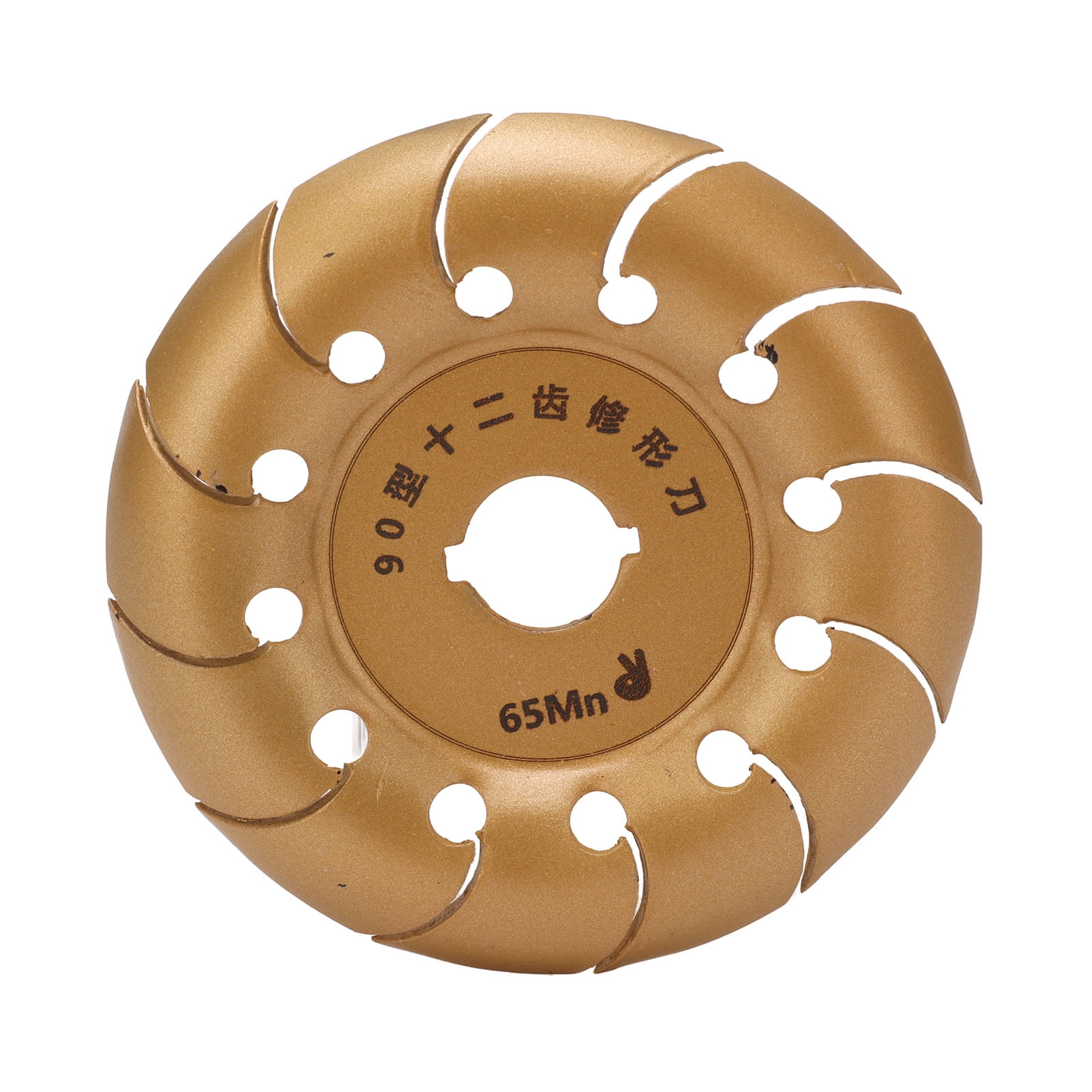 Tebru Woodworking Grinding Disc,90mm 12 Teeth Angle Grinder Disc Wood Carving Grinding Polishing