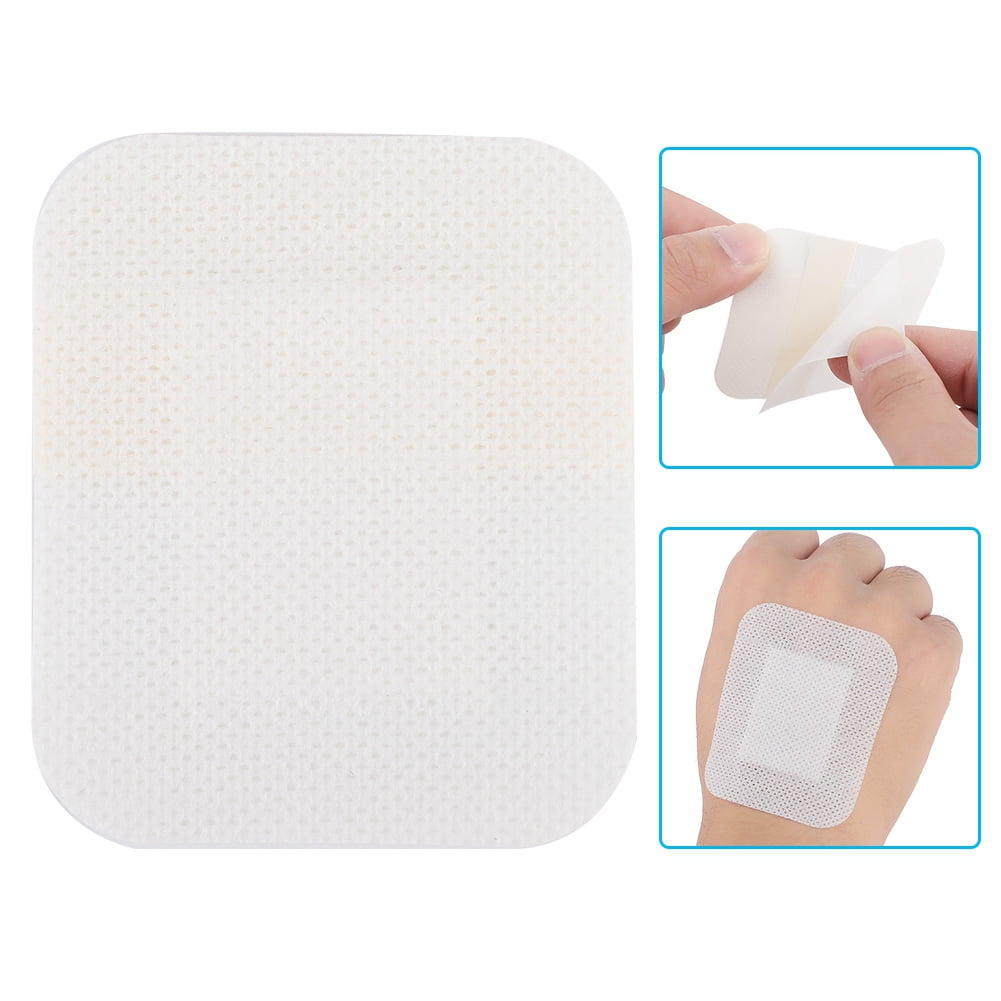 Tebru Wound Patch, Waterproof Wound Patch,50pcs/pack Waterproof Breathable  Wound Dressing Patch Medical Sterile Tape Bandage