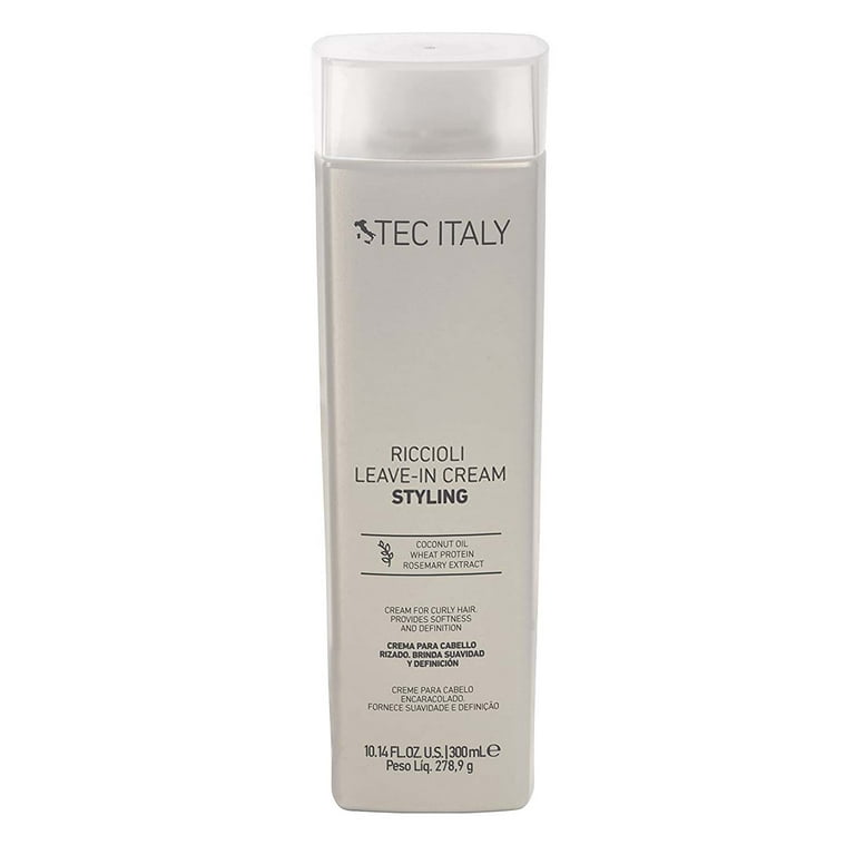 Tec Italy Riccioli Leave-in Cream, 10.1 oz, Defines Curls