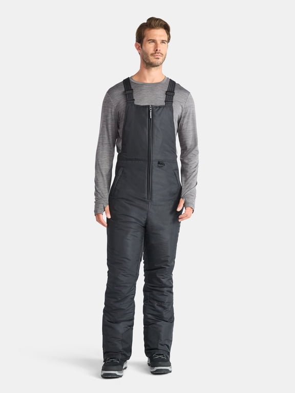 Men’s Taslan Shell Ski Snowboard Bib Pants, Heavyweight, Sizes M-4XL