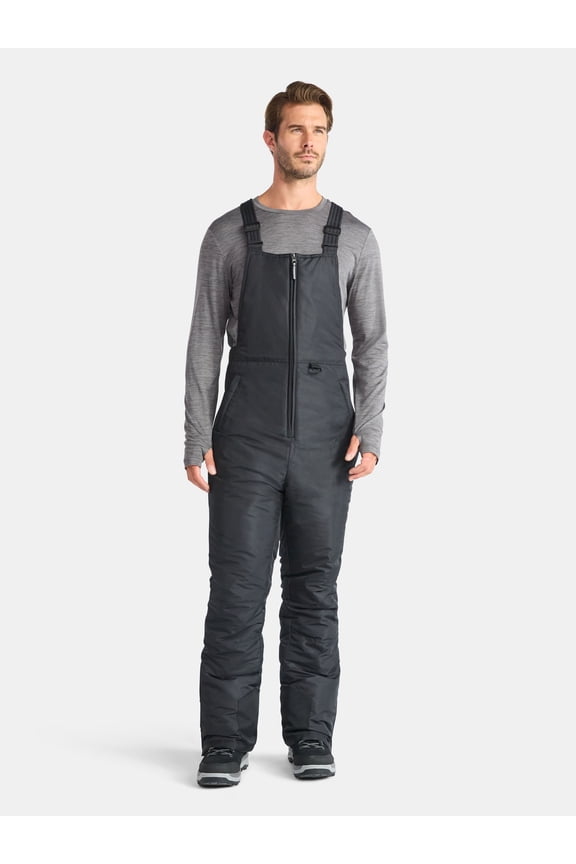Men’s Taslan Shell Ski Snowboard Bib Pants, Heavyweight, Sizes M-4XL