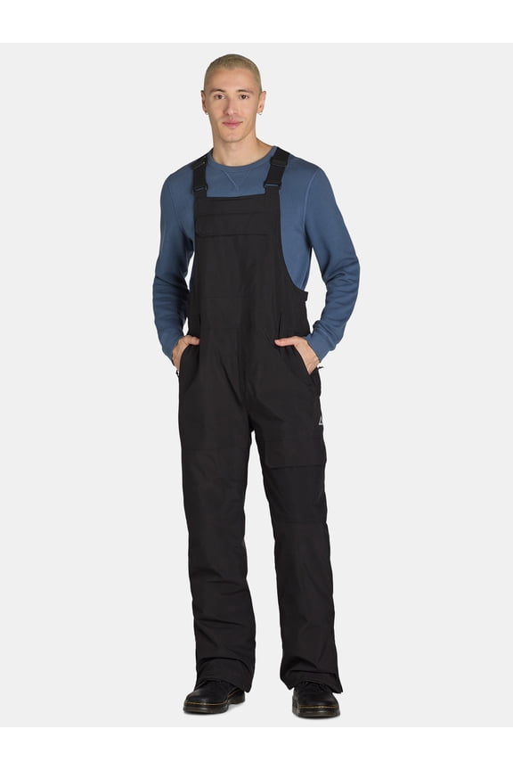 Men's Pongee Shell Ski Snowboard Bib